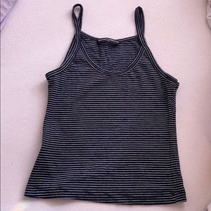 Brandy Melville navy stripe tank top